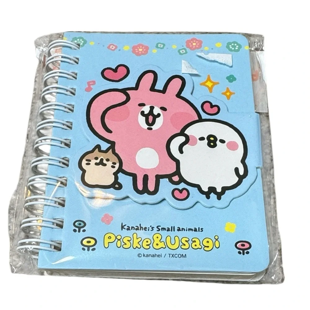 Kanahei Piske & Usagi Mini Spiral Notebook Japanese Kawaii NWT